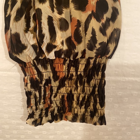 Women’s leopard blouse in a size M, excellent condition worn once - Picture 3 of 4